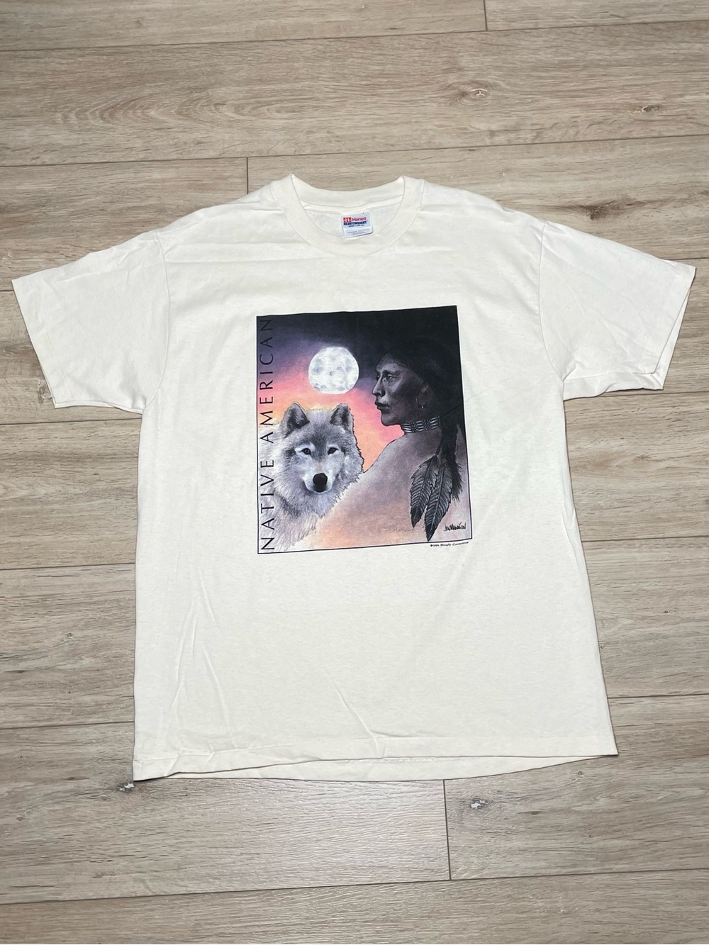NWOT 1994 Native American Graphic T-Shirt